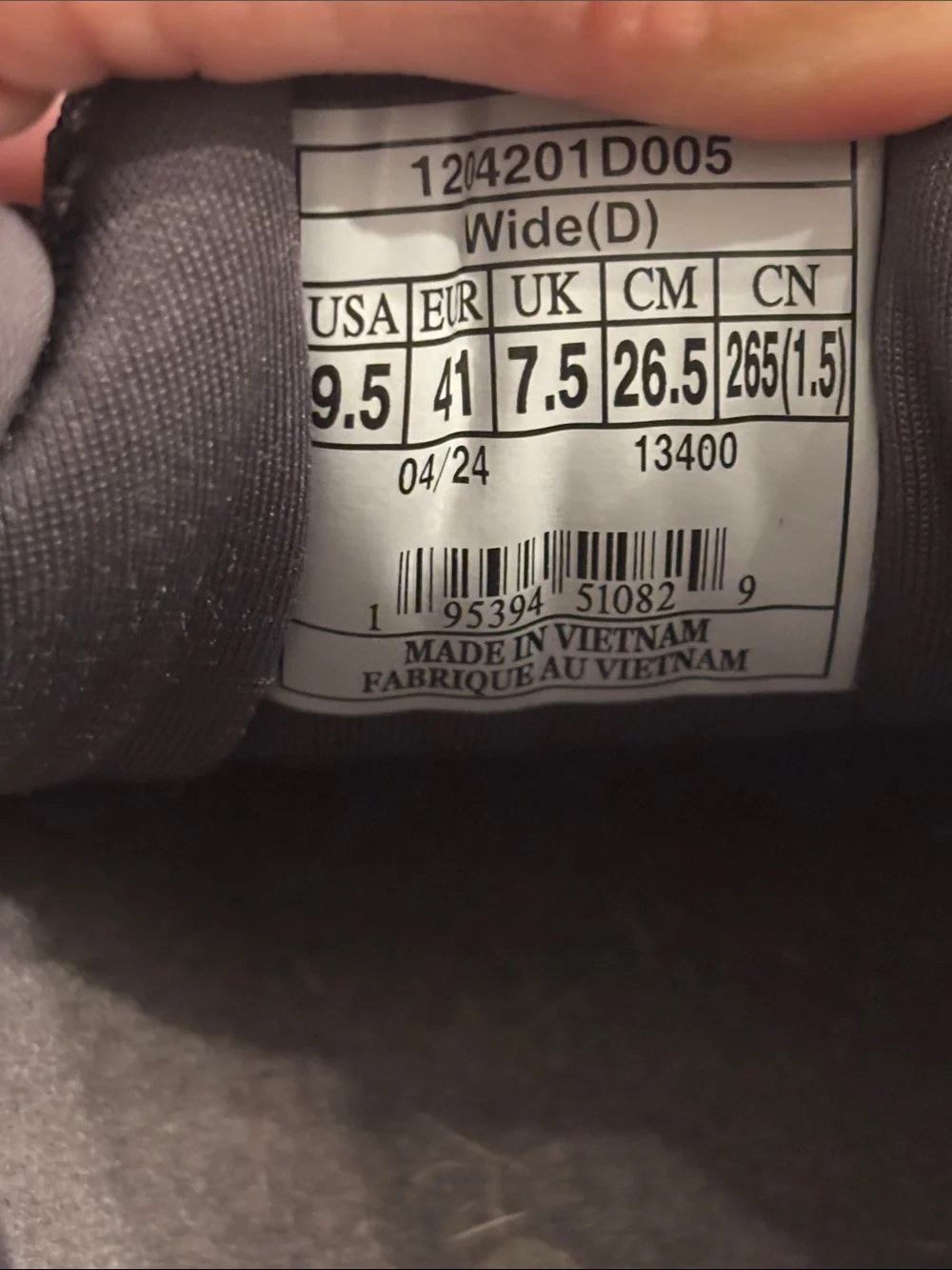 Brooks Ghost Max Women’s Running Shoes Gray Lavender Wide (D) Size 9.5